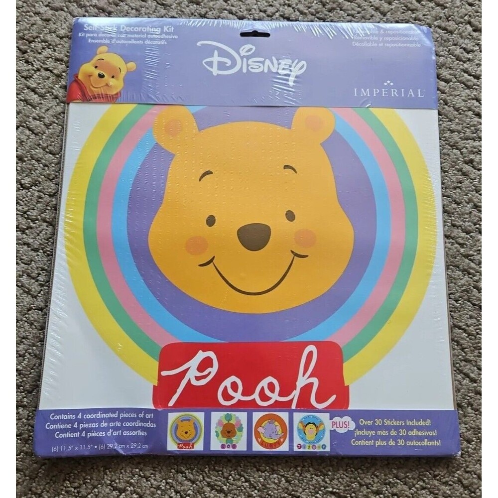 Disney WINNIE THE POOH Self Stick Wall Decor And Stickers